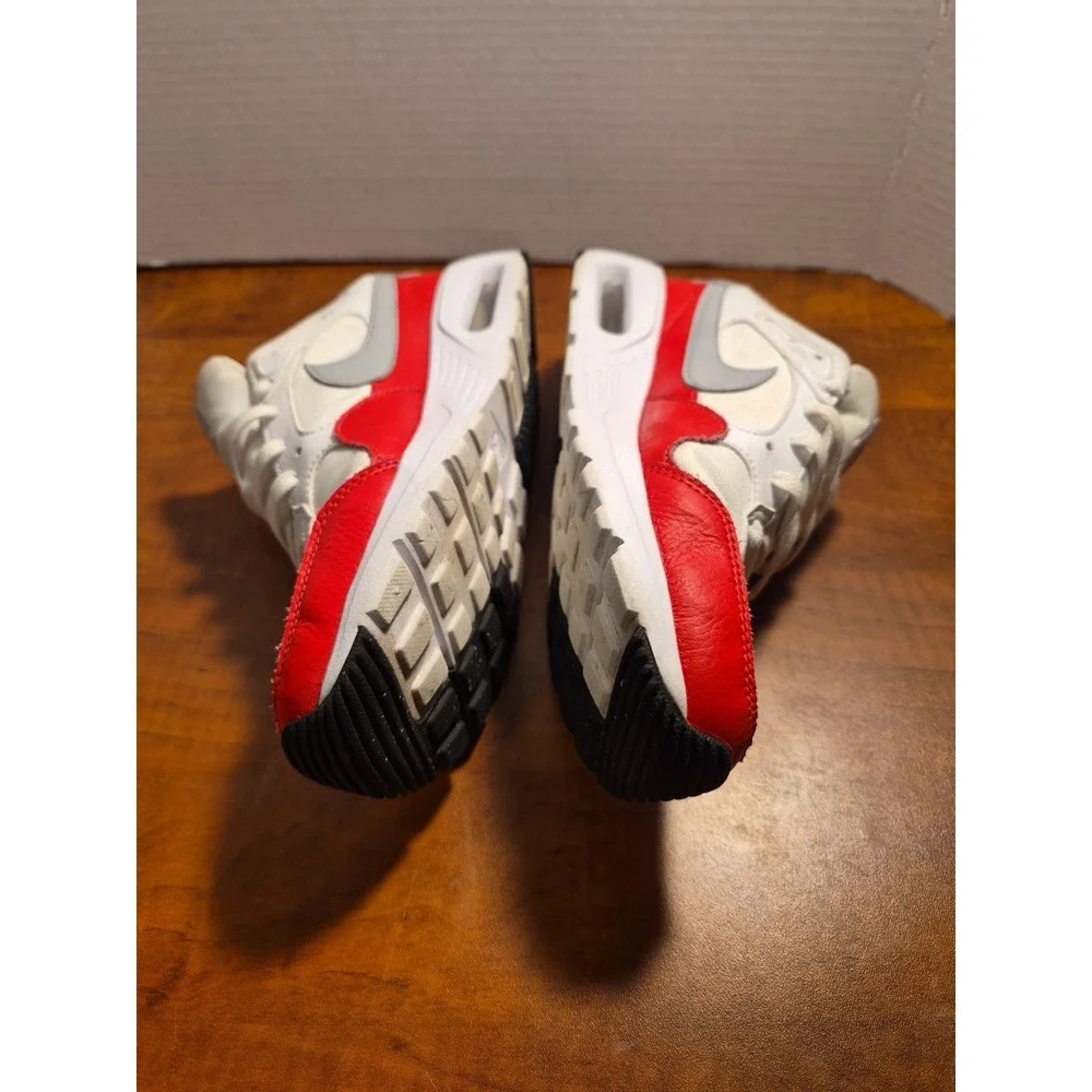 Nike Air Max SC White Red CW4555-107 Men's Size 8 Sports Running Sneakers Shoes